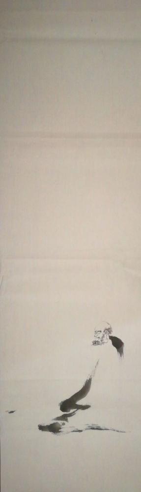 张海龙日记-《达摩祖师》，张海龙作品。【图1】