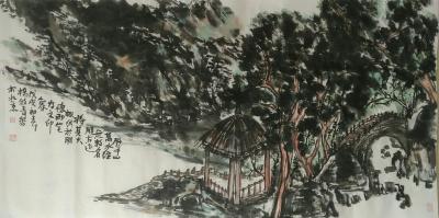 杨牧青日记-规格：168cm×68cm/8平尺多
材质：白宣老纸
款识：历千山万水，经无【图1】