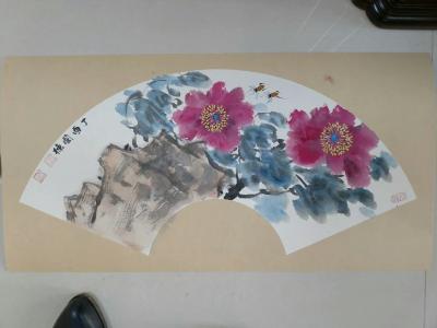 邓凌鹰收藏-笔会书画家刚才创作的部分作品(中国美协会员张国栋、中国美协会员石品、中国书协会员【图3】