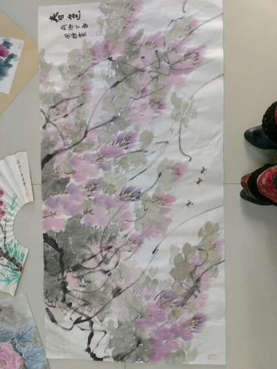 邓凌鹰收藏-笔会书画家刚才创作的部分作品(中国美协会员张国栋、中国美协会员石品、中国书协会员【图4】