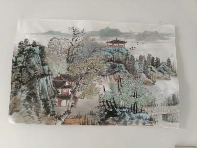 邓凌鹰收藏-笔会书画家刚才创作的部分作品(中国美协会员张国栋、中国美协会员石品、中国书协会员【图6】