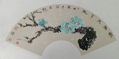 邓凌鹰收藏-笔会书画家刚才创作的部分作品(中国美协会员张国栋、中国美协会员石品、中国书协会员【图7】