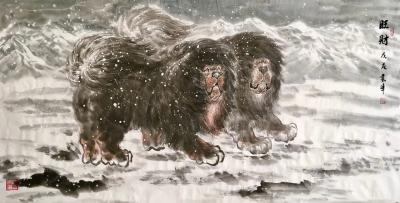 袁峰日记-六尺作品……旺運、旺财！袁峰作品【图2】