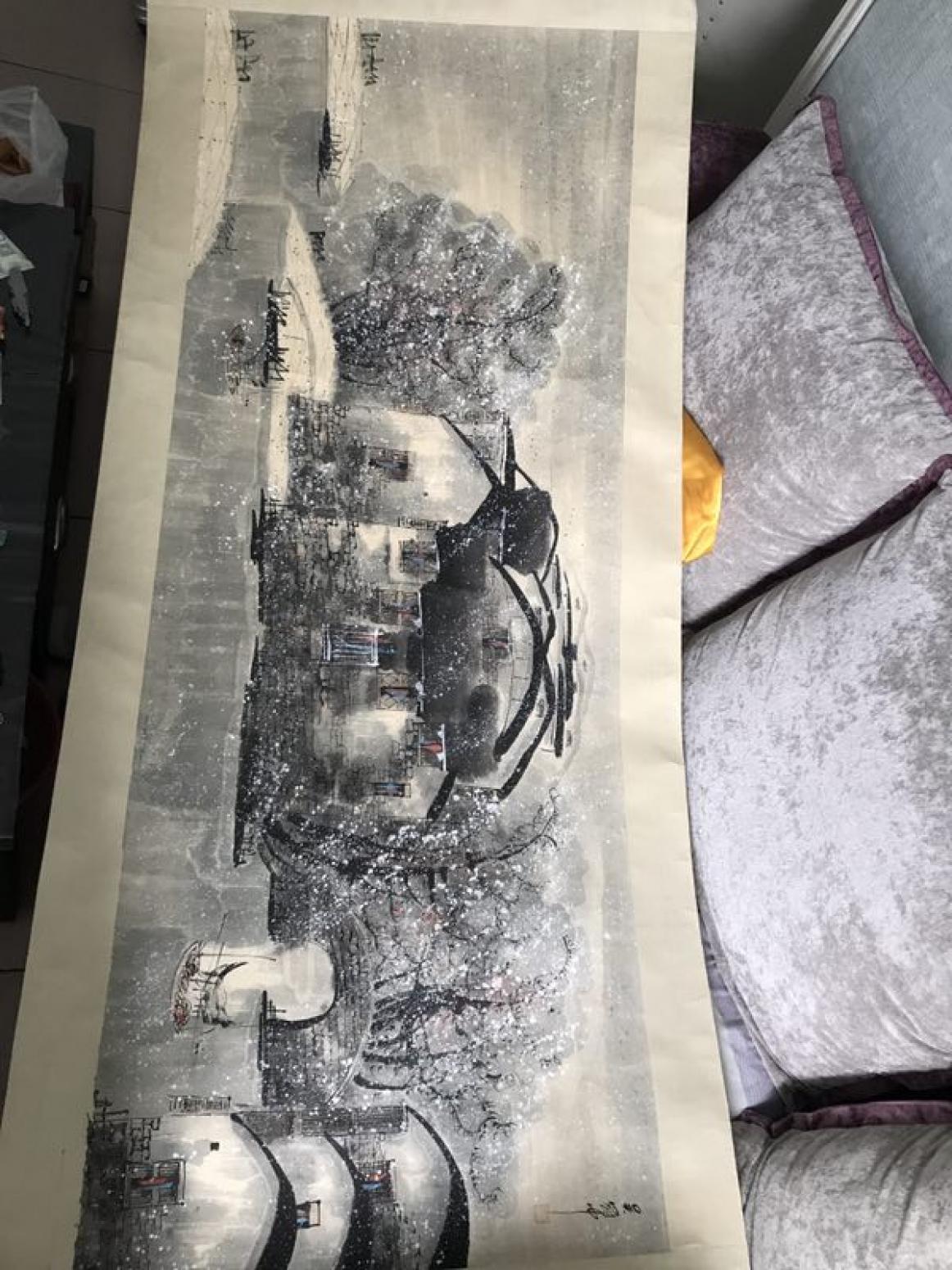 18099147235国画作品《吴冠中作品》【图0】