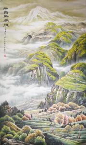 宁建华国画作品《瑞雪伴春归》价格2200.00元