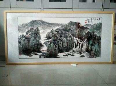 何志勇日记-前期几幅六尺山水作品。【图2】