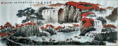 何志勇日记-前期几幅六尺山水作品。【图6】