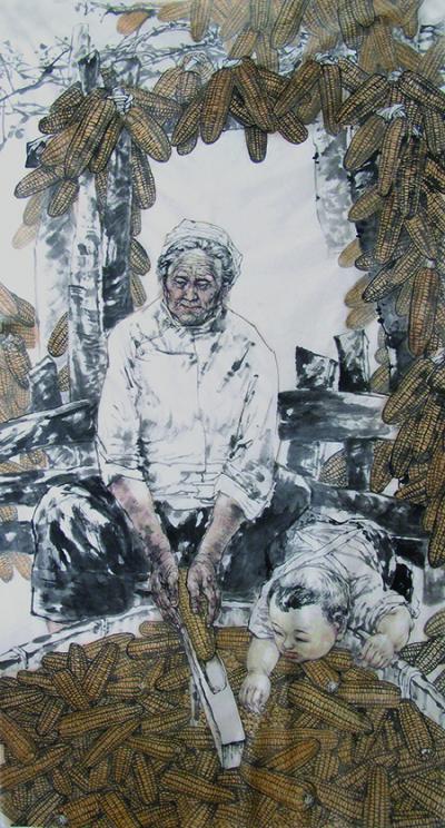 赵国毅日记-华人频道推荐 | 著名国画家赵国毅教授的人物画【图3】