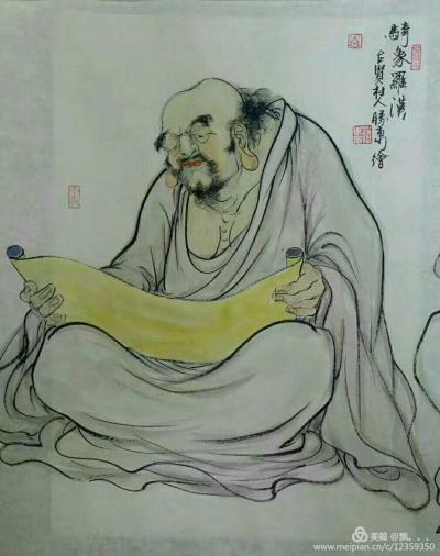 赵胜东日记-释迦牟尼佛为使佛法在佛灭度后能流传后世，使众生有听闻佛法的机缘，嘱咐十六罗汉永住【图7】