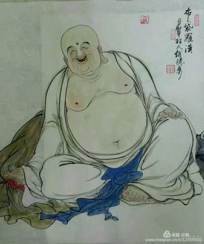 赵胜东日记-释迦牟尼佛为使佛法在佛灭度后能流传后世，使众生有听闻佛法的机缘，嘱咐十六罗汉永住【图13】