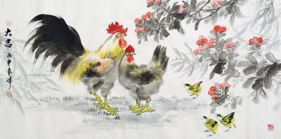 袁峰日记-大吉大利作品欣赏，袁峰作品【图1】