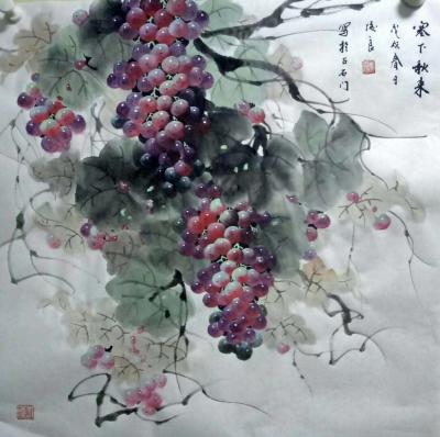 卢俊良日记-年后第一作，塞下秋来。早起还在泰国曼谷吃早餐，晚上就在家中画画了，真快【图1】