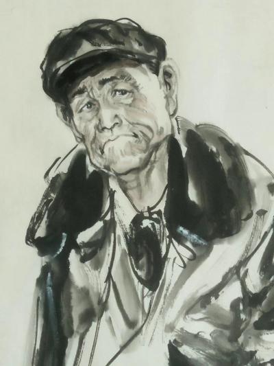 于波日记-《老者》练习之作【图1】