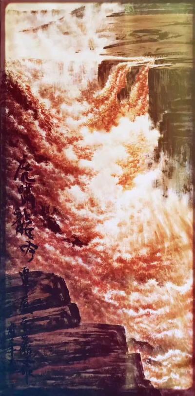 吕双日记-飞流直下三千尺 
疑是银河落九天【图1】