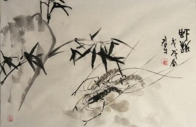 田君才日记-近日小品  四尺三开【图3】