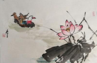 田君才日记-近日小品  四尺三开【图4】