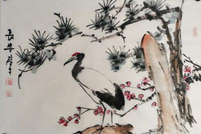 田君才日记-近日小品  四尺三开【图5】