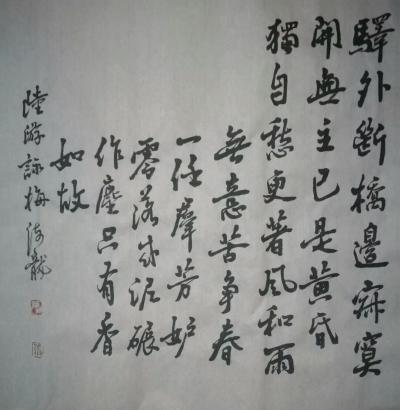 张海龙日记-张海龙书法作品
认准的路，坚持必定成功【图2】