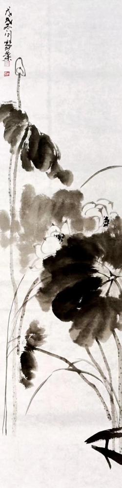 龙则霏日记-静叶（荷叶）
          
编号2018-174
规格：四尺对开【图2】