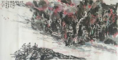 杨牧青日记-名称:天地吉祥
规格:168cm×68cm/8平尺多
材质:白宣老纸
款识【图1】