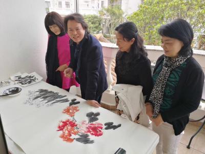 叶仲桥生活-2月21日到肇庆参加原肇庆工艺美术研究所师生书画雅集联谊活动。感谢老师、师兄师姐【图3】