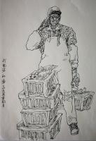 艺术家赵国毅日记:赵国毅水墨人物画【图5】