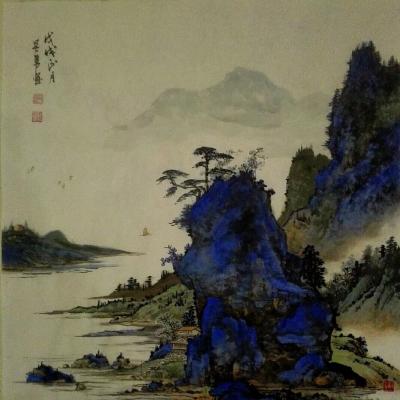 王英勇日记-画两幅斗方晒一晒，王英勇【图2】