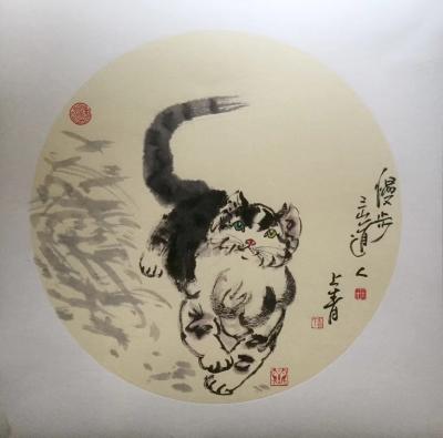 柳士才日记-新年新气象……第一张猫咪〖回眸〗、拟人意味！最后一张压轴的是旺旺小可爱拜春夏秋冬【图1】