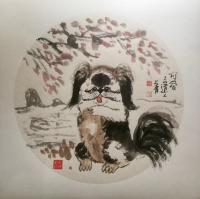 艺术家柳士才日记:新年新气象……第一张猫咪〖回眸〗、拟人意味！最后一张压轴的是【图3】