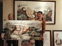 艺术家尚建国收藏:自古人生最忌满，
半贫半富半自安；
半命半天半机遇，
【图1】