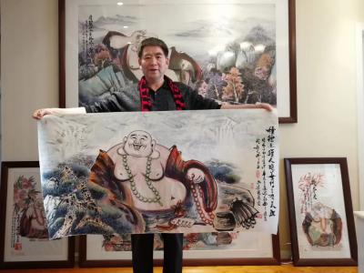 尚建国收藏-自古人生最忌满，
半贫半富半自安；
半命半天半机遇，
半取半舍半行善；
【图7】