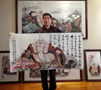 尚建国收藏-自古人生最忌满，
半贫半富半自安；
半命半天半机遇，
半取半舍半行善；
【图8】