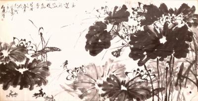 任清宇日记-八尺墨荷，任清宇【图1】