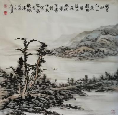 张文健日记-四尺斗方习作，张文健【图2】