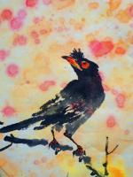 艺术家高勇利日记:高勇利，国画《繁花似錦》，30*30cm，軟片未裝裱【图1】