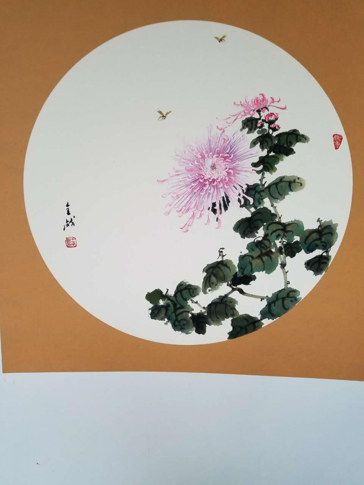 王全战国画作品《秋》【图0】