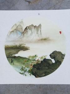 艺术品图片：艺术家王全战国画作品名称《山水画一组》议价