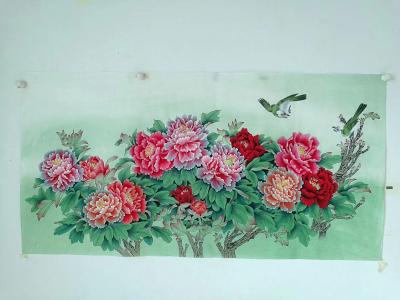 胡记领日记-胡记领四尺工笔欣赏【图1】