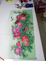 艺术家胡记领日记:胡记领四尺工笔欣赏【图1】