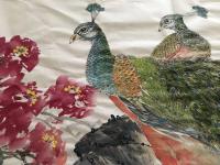 艺术家叶仲桥日记:站了八个钟，富贵祥和一段基本画完，感觉还可以，继续努力！叶仲【图2】