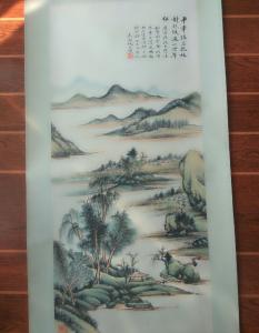 13728042745国画作品《吴湖帆精品山水立轴》议价