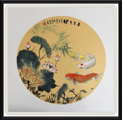 谭松涛日记-一组50x50卡纸小品【图1】