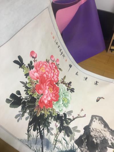 18071548705收藏-齐玉龙的牡丹图，有10平尺，不会拍照，拍的不好【图4】