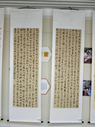 刘晓宁生活-高新书画院，与孙院长一见如故，她一直强调要踏实做事，欣赏这种做法，花香蝶自来，经【图4】