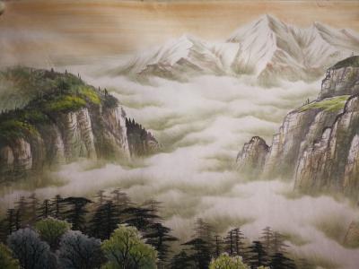 宁建华日记-小八尺彩墨山水献给老师们欣赏指导【图3】