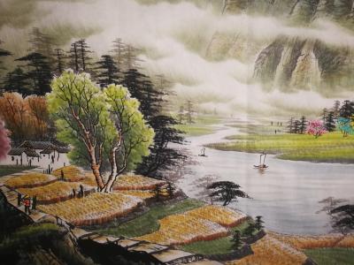 宁建华日记-小八尺彩墨山水献给老师们欣赏指导【图5】