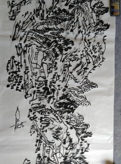 杨牧青日记-载福来归
款识:戊戌初春杨牧青于北京
规格:136cm×68cm/8平尺多【图4】