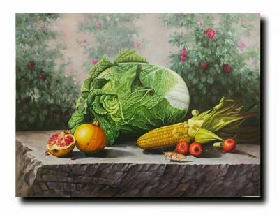 陈力日记-超写实静物油画作品75*100！  陈力【图1】