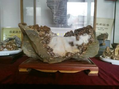 杨增超日记-白灵原石《黄果树瀑布》，杨增超【图1】