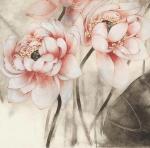 逸品莲堂-卢梦阳藏宝-吴文莉老师的《荷荷美美》，春已立，元宵已过，新年一切美好的伊【图2】